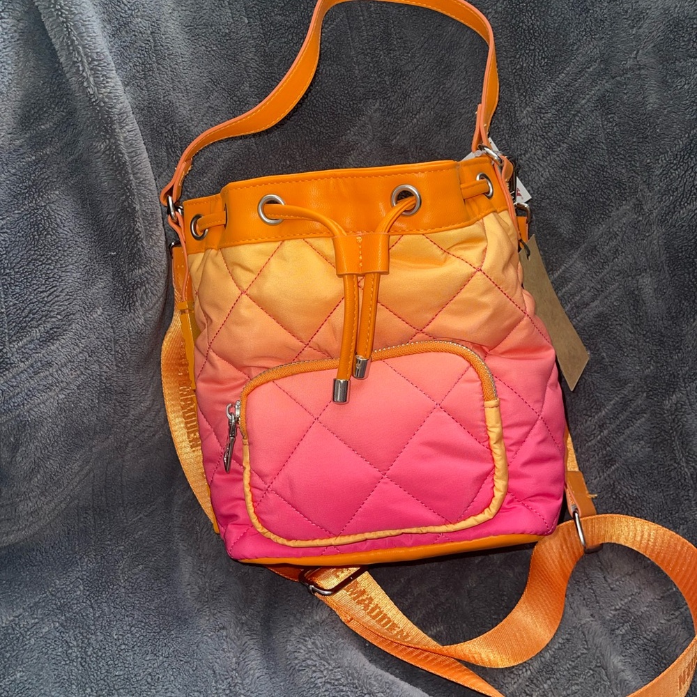Steve Madden Ombré Bucket Bag Crossbody Purse